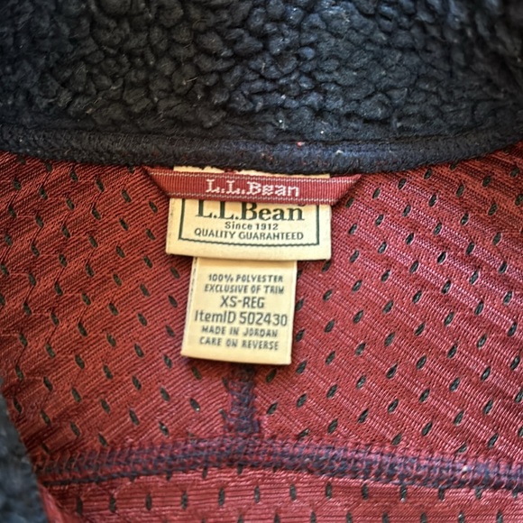 LL Bean Sherpa Vest Women’s XS - Picture 4 of 6